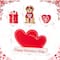 Glitzhome® 12" Valentine's Wooden Table Block Set